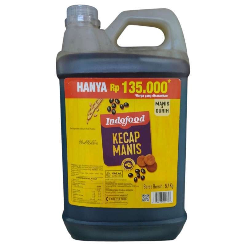 

Indofood Kecap Manis Jerigen 5,7 Kg