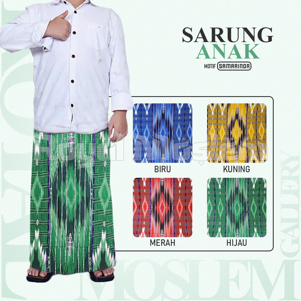 Sarung Anak Motif Samarinda Sarung Anak Kecil TK SD Laki Laki