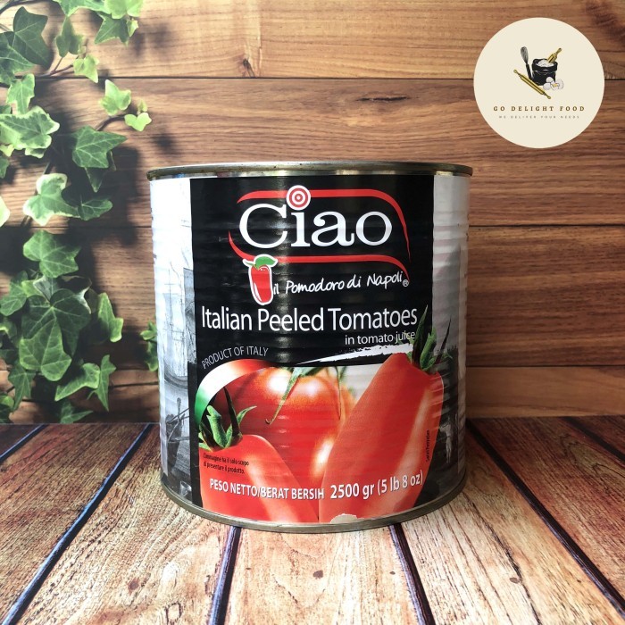 

CIAO Italian Chopped Tomato / Whole Peeled Tomato - 2550G