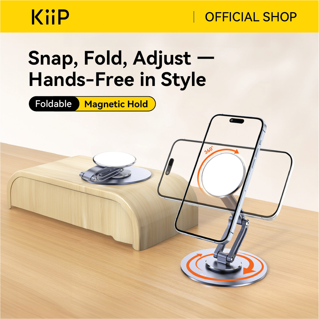 KiiP H02 Magnetic Phone Holder Lipat Dudukan Handphone Universal Smartphone iPhone Tablet