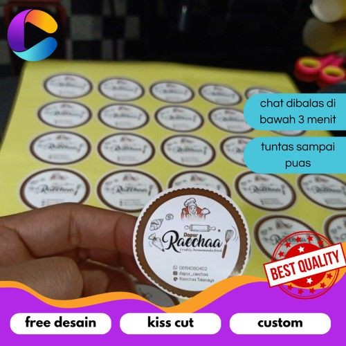 

Cetak INC Print & Cut Sticker Chromo A3+ Cetak Kiss Cut Stiker Label Kromo Cromo Bandung