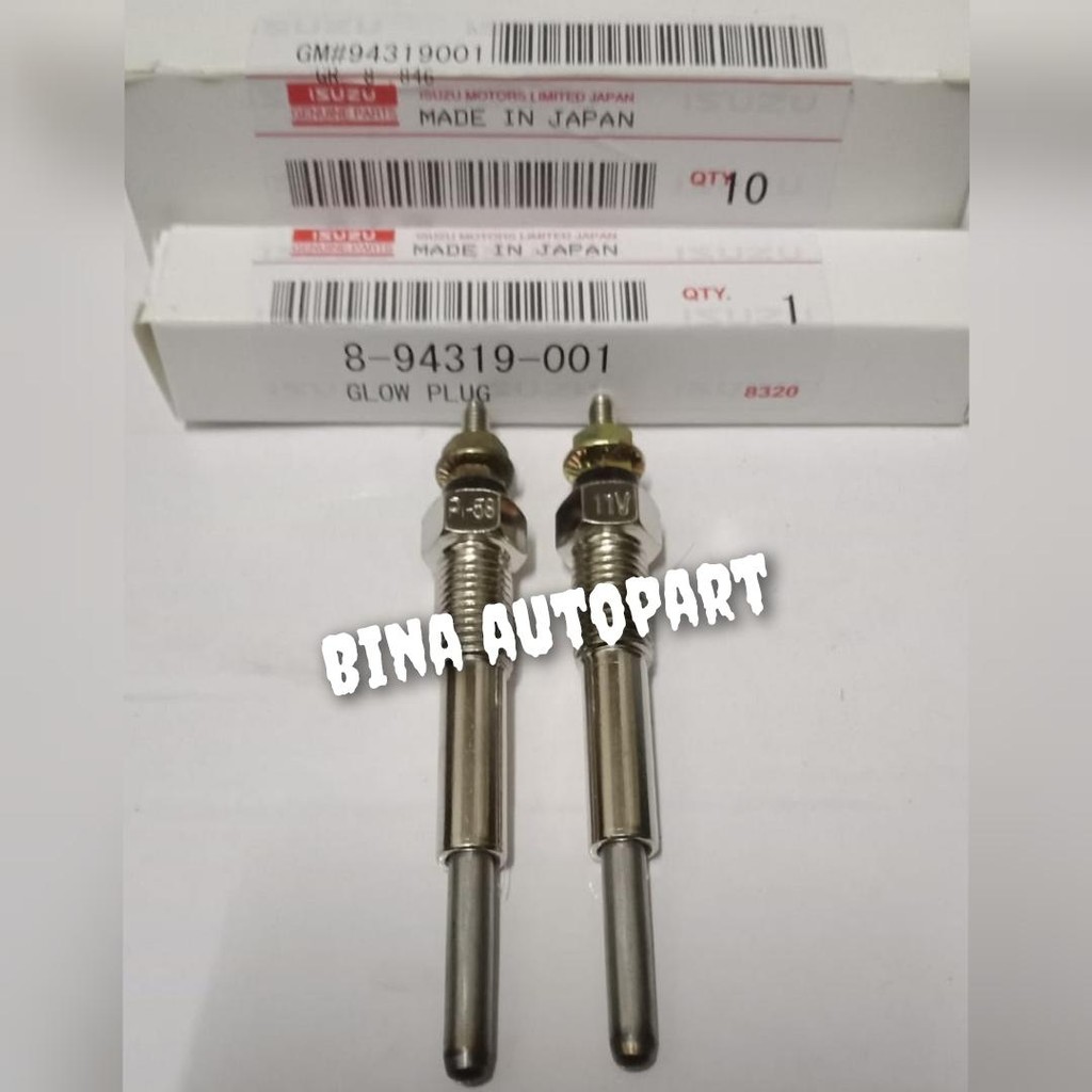 Busi pemanas/Glow plug ISUZU panther 2.3/2.5