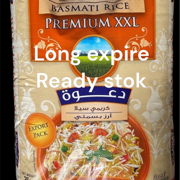 

Daawat Creamy Sella Basmati Rice / Beras Basmati Daawat / 25 kg ori lb 0805