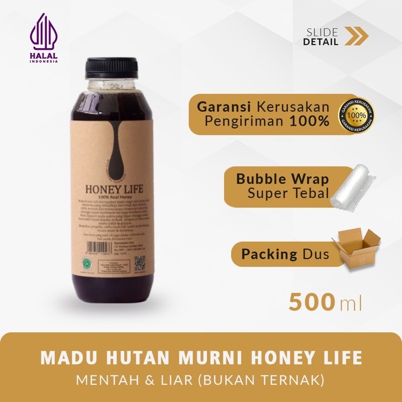 

HL - Madu Asli Hutan Honey Life | Madu Murni Forest Honey 500Ml