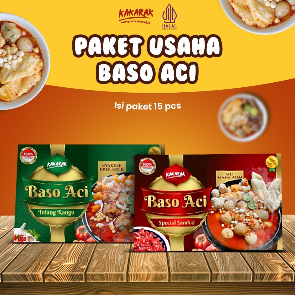 

Paket Usaha Hemat Baso Aci Mix Kakarak