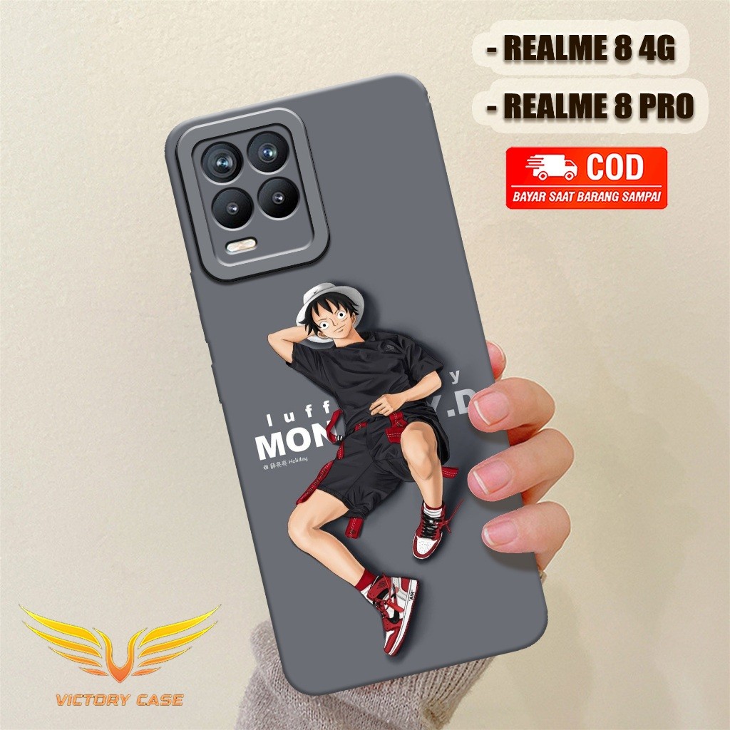 New Anime Case - Softcase Realme 8 4G / Realme 8 Pro Terbaru - Case Hp Realme 8 4G - Casing Realme 8
