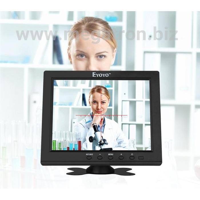 LCD Monitor 8 Inch (input: HDMI, VGA, BNC, RCA)