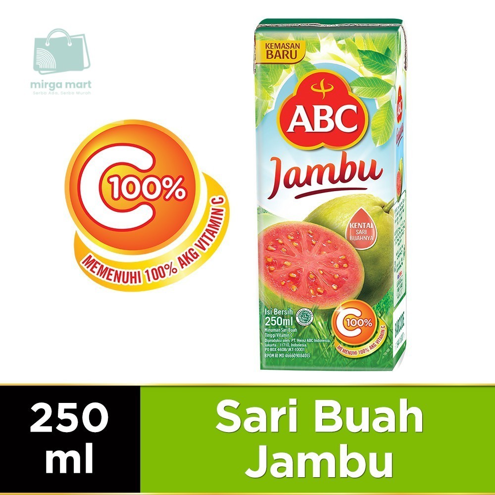 

ABC Jus Jambu 250 mL mirga mart mlg