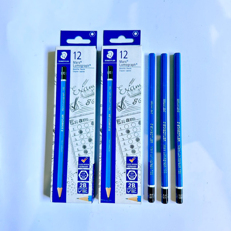 

Pensil 2B Staedtler Mars Lumograph isi 12 pcs