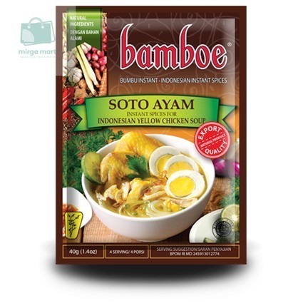 

Bumbu Bamboe Soto Ayam mirga mart