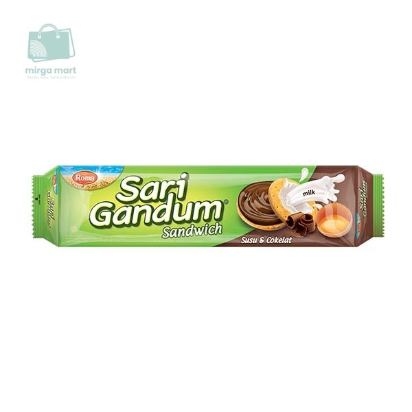 

ROMA SARI GANDUM SANDWICH SUSU&CKLT 108 GR