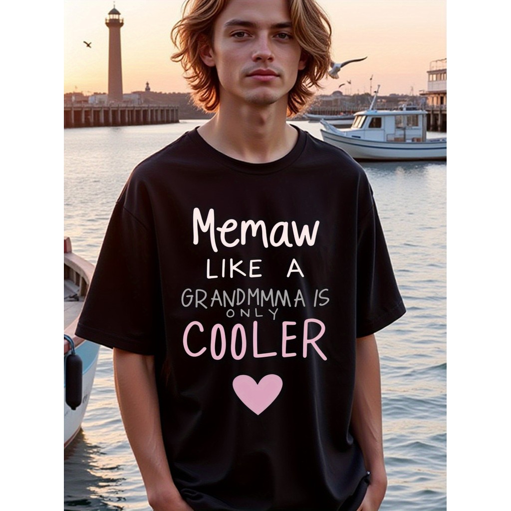 Kaos Pria Custom Kaos Keren Buat Nenek Kaos Warna Pastel Lembut Pakaian Pria Kaos Dalaman Buat Sehar