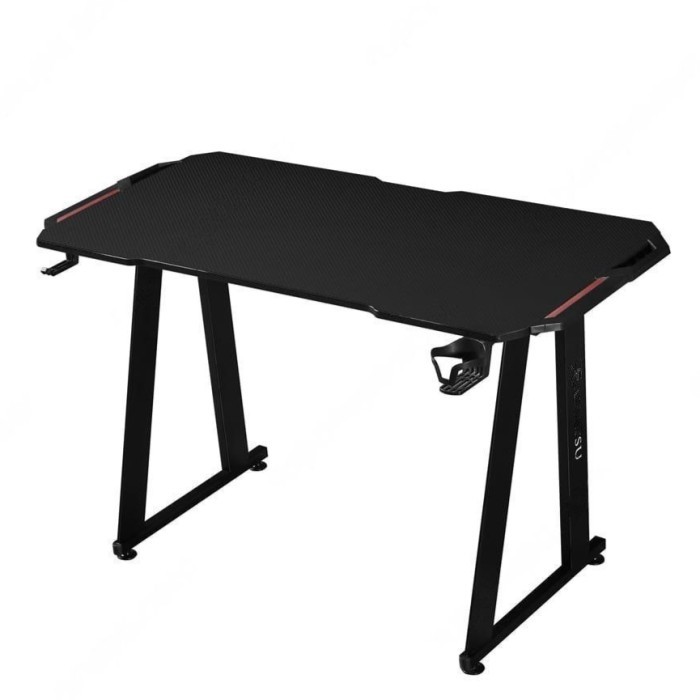 Meja Gaming Informa Amatsu Chi Meja Kantor Komputer Futuristik-Black