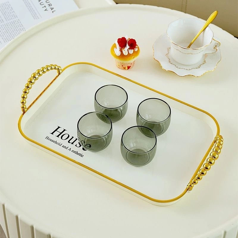 (SerbaSerbi) Nampan Tray Food Tray Transparan Aesthetic Wadah Makanan