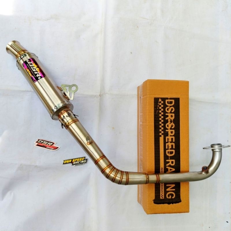 Knalpot Salemba Style Leher Ceklis VARIO 160 PCX 160 - DSR SpeedRacing