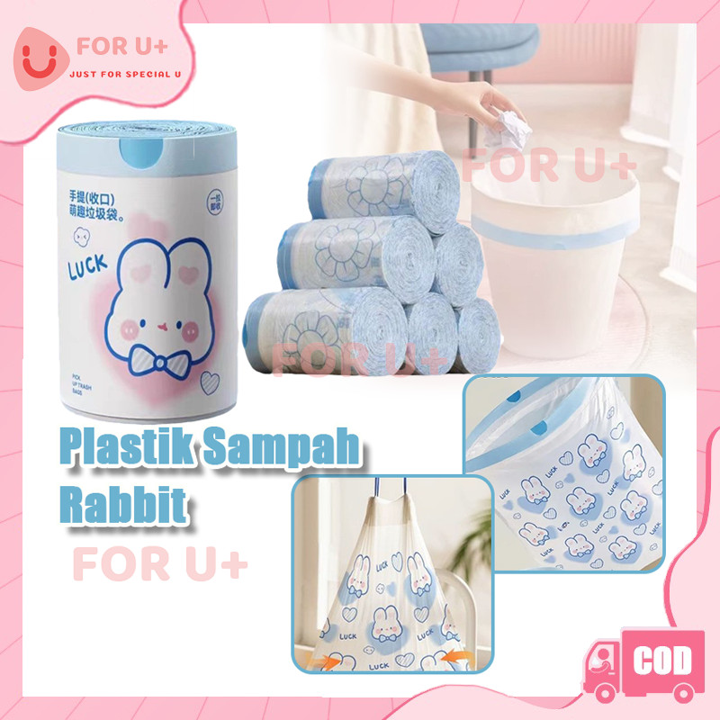 1 Roll Kantong Sampah Gulung / Plastik Sampah Motif Lucu / Kantong Plastik Sampah Serut