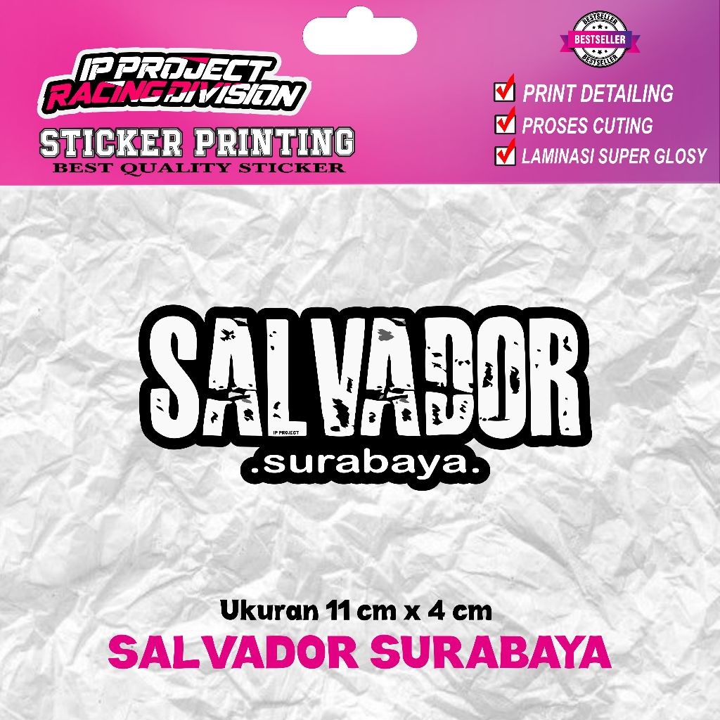 

STICKER STIKER PRINTING SALVADOR GANGSTER VIRAL TIKTOK FYP AESTHETIC IP PROJECT