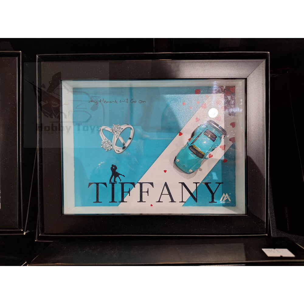 Modern Art | TIME MICRO 1/64 PORSCHE RAUH-WELT RWB 993 TIFFANY BLUE With Frame