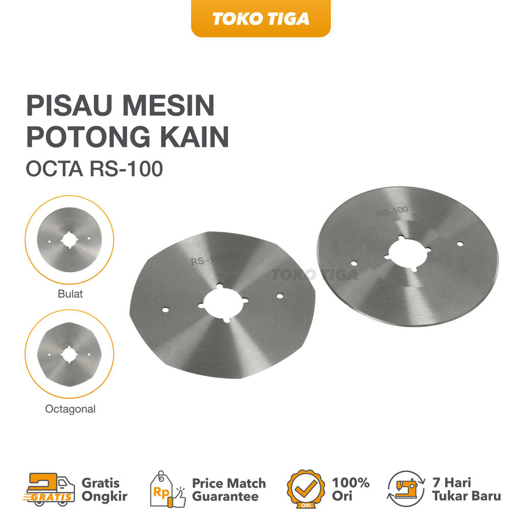 Pisau Mesin Potong Kain OCTA RS-100/RS100