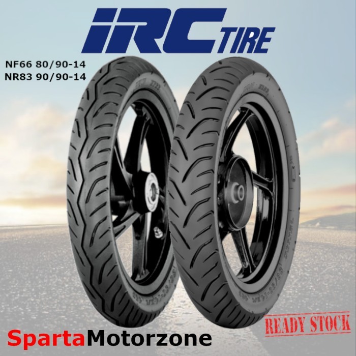 Paket Ban Tubeless IRC NF66 80/90-14 & NR83 90/90-14