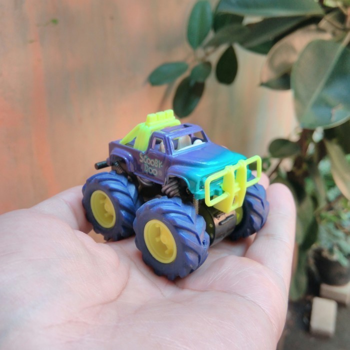 Monster Truck Monster Jam Scooby Doo Loose Miniatur Mainan Diecast