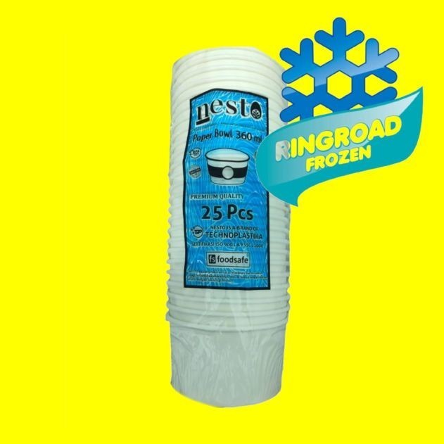 TRIFINITY 360 ML + TUTUP PAPER BOWL