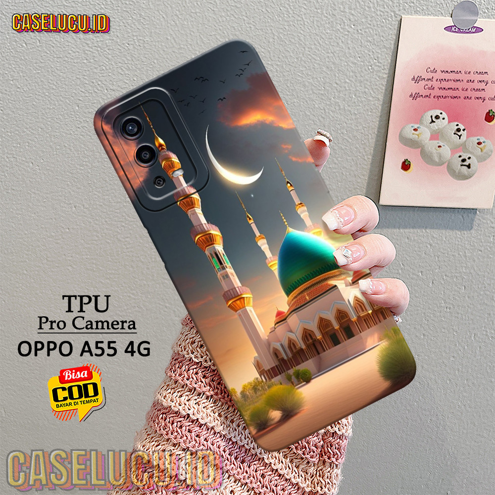 Casing Hp Oppo A55 4G Terbaru - Fashion Case Muslim - Case Oppo A55 4G - Soft Case Hp Oppo A55 4G - 