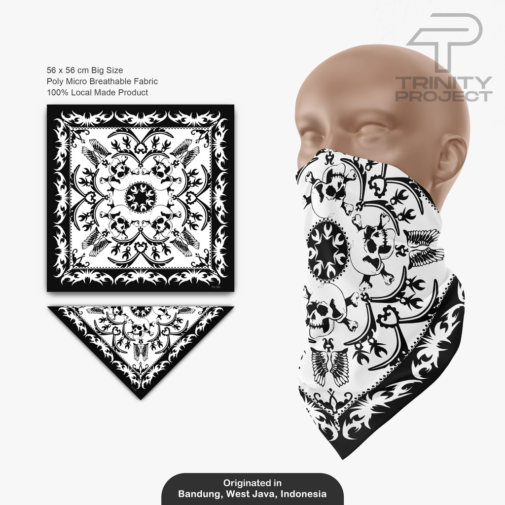 Paisley 1901 - Bandana /Paisley Scarf /Headband /Bandana Slayer Unisex /Skena Aksesoris Outfit Murah