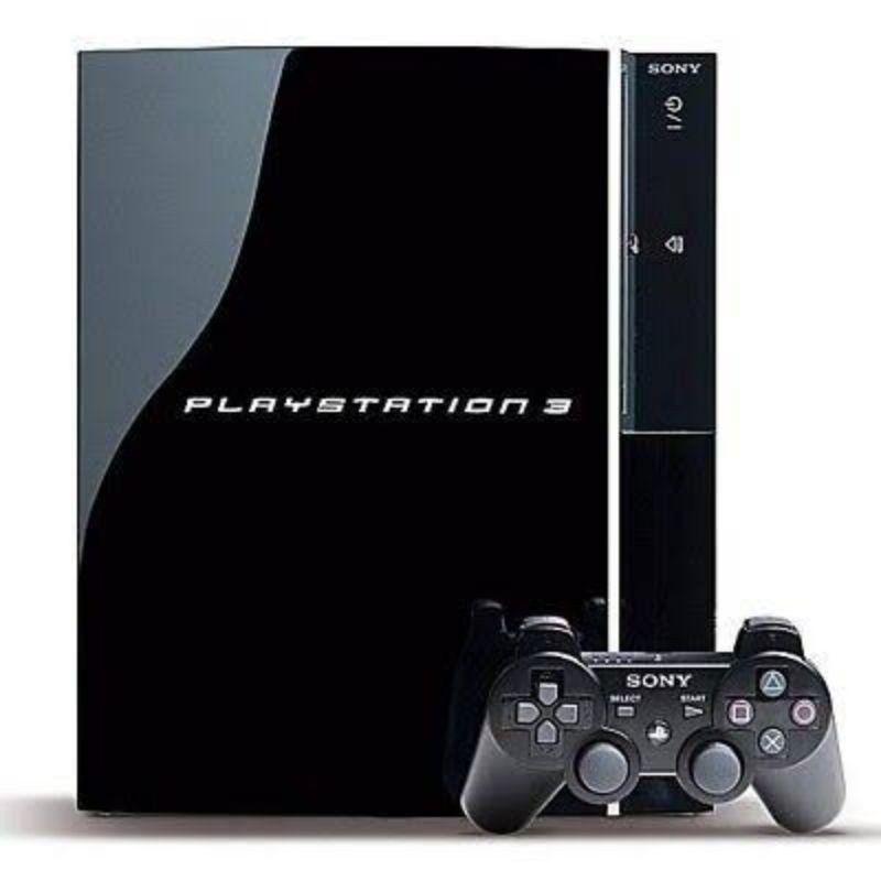 Sony ps3 / ps3 fat 60gb - 500gb cfw terbaru playstation 3 + stik wireless
