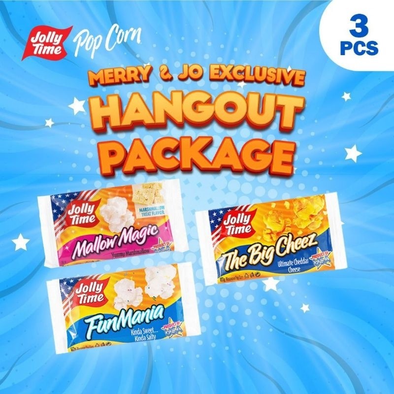 

PROMO!Exclusive Merry Jo X Jolly Time - Paket Hang Out (1TBC, 1FM, 1MM) - Microwave PopcornREADY