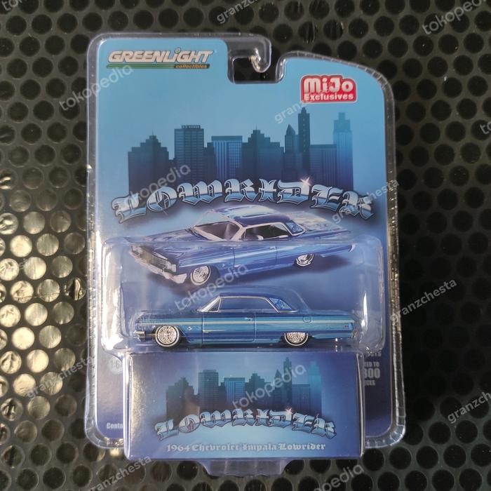 GREENLIGHT LOWRIDER - 1963 CHEVROLET IMPALA LOWRIDER BLUE