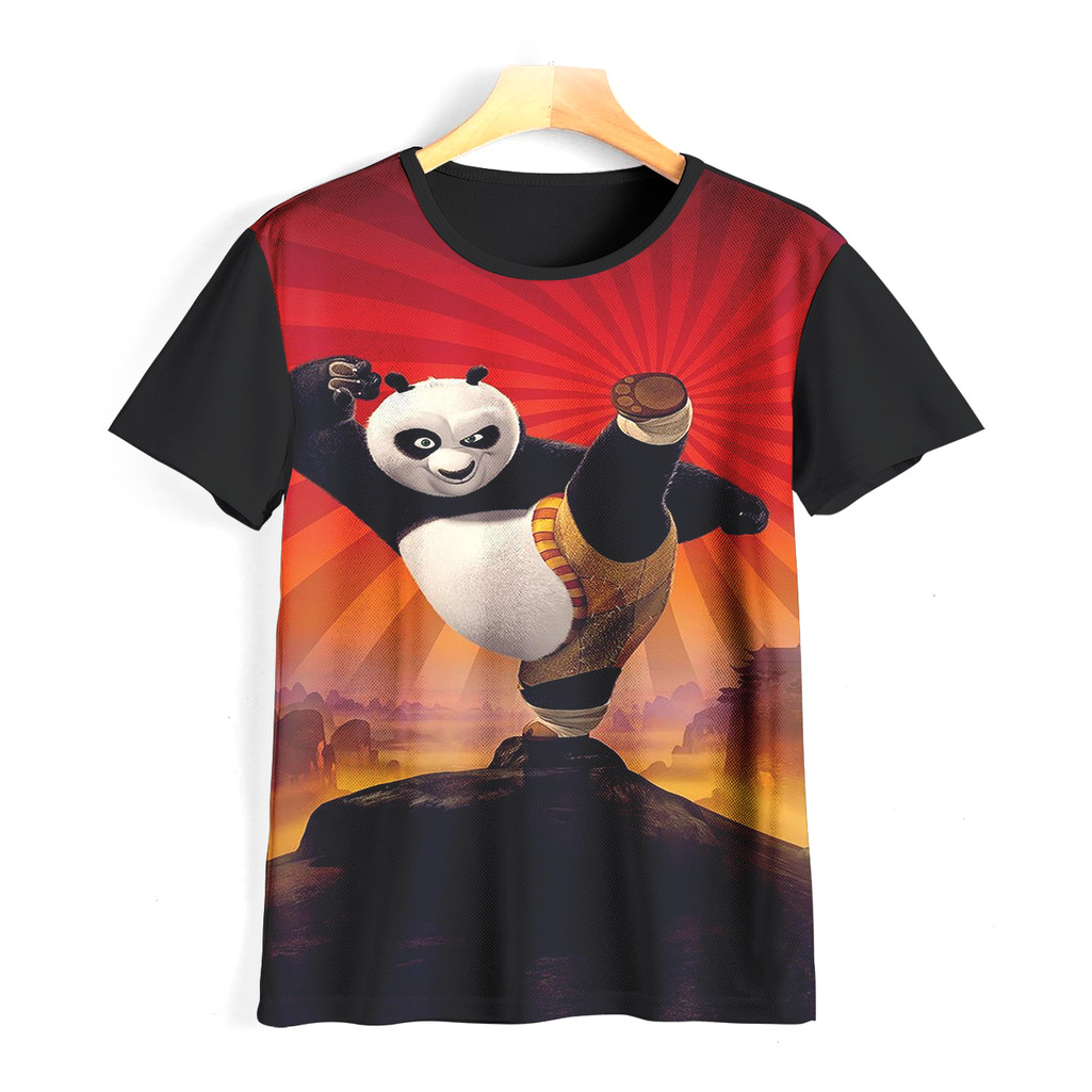 Kaos Kung Fu Panda Keren dan Adem | Kaos Kung Fu Panda Anak | KFP0001