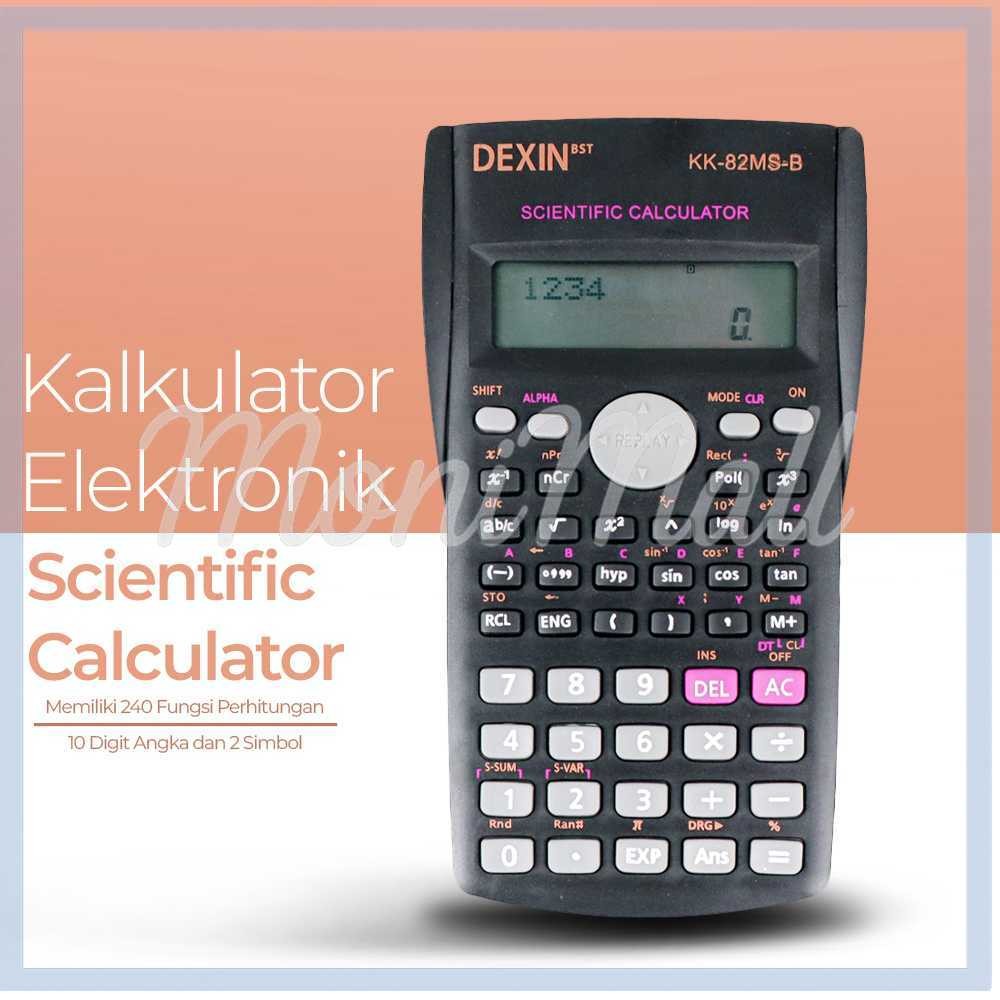 

DEXIN Kalkulator Elektronik Scientific Calculator - KK-82MS-B