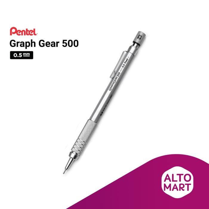 

MUMPUNG PROMO Pentel Graph Gear 500 Mechanical Pencil 0.5 mm 0.5mm GraphGear - 0.5 mmTERLARIS