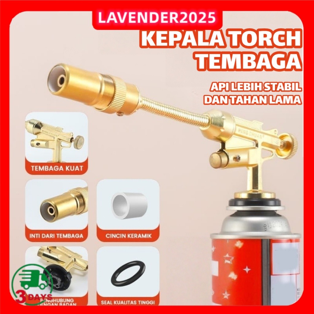 Flame Gun Gas / Kepala Gas Torch Portable /  Flame Gun Pemantik  Flame Gun Gas