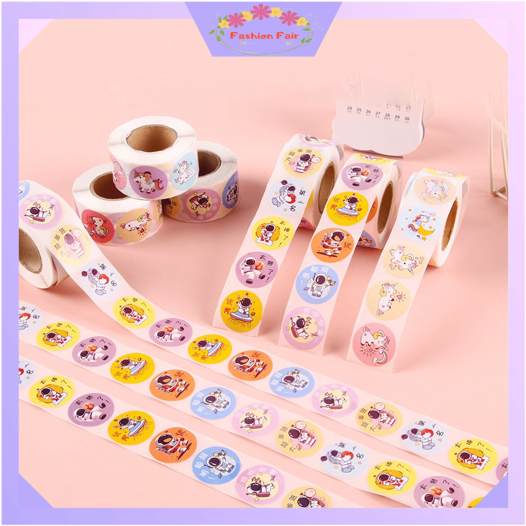 

Fashion Fair - 6593 500 Pcs Stiker Selamat Menikmati / Sticker Bulat Roll Makanan Kue Terima Kasih / Sticker Bulat Roll / Stiker 500 PCS Motif / Label Tempel Makanan
