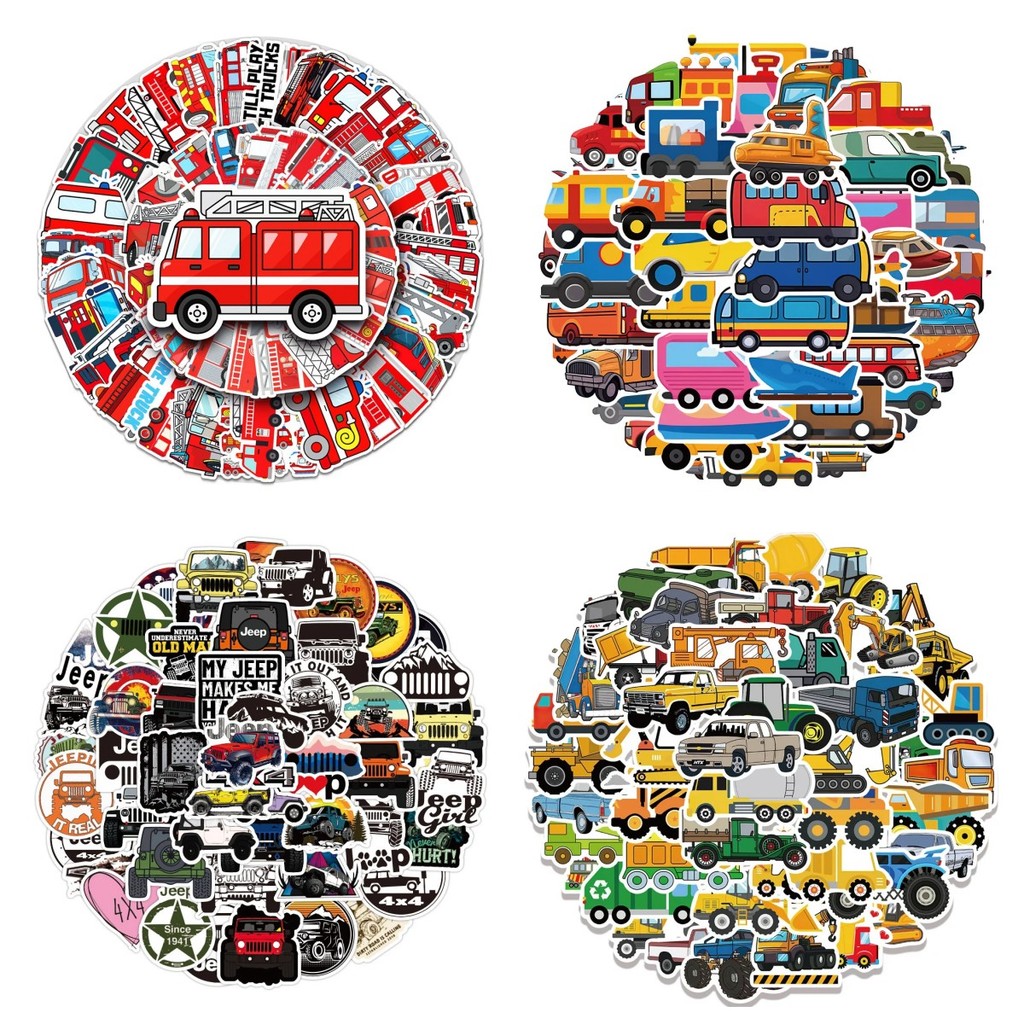 

10/30/50PCS New Function Car Graffiti Waterproof Sticker IPad Manual DIY Laptop Guitar Computer Decoration Wholesale