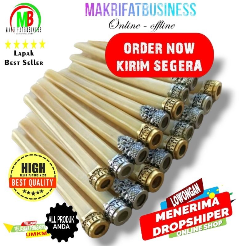 IMRON PRIBADI Once Pipe Pipo Tulang Sapi Ring Alpaka