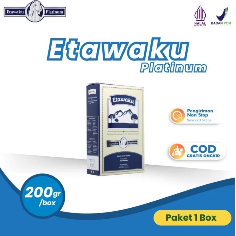 

Etawaku Platinum - Ampuh Atasi Sesak Nafas Asma Bronkhitis Pneumonia TBC Flek Paru