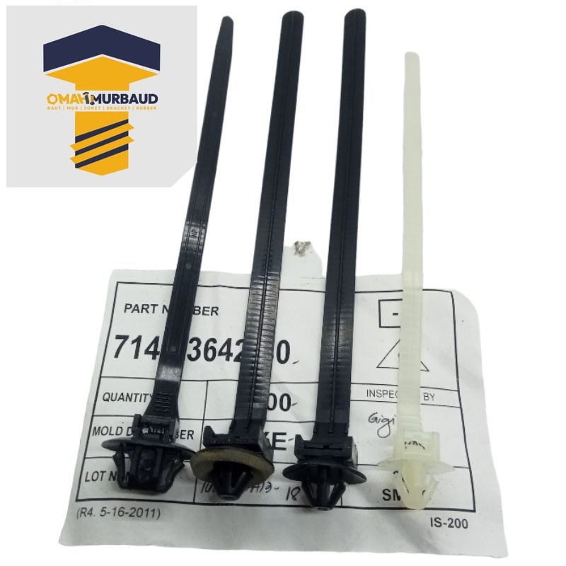 Klip Pengikat Penjepit Kabel Klem Clip Cable Perapih Insulock Mobil motor