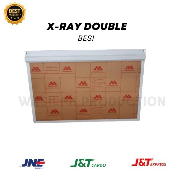 X RAY VIEWER DOUBLE BESI || X RAY VIEWER RDOUBLE STAINLESS/SS || LAMPU BACA RONTGEN