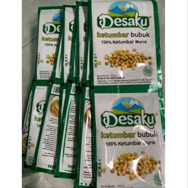 

12 PCS - DESAKU KETUMBAR BUBUK 12,5g SACHET - 1 RENCENG