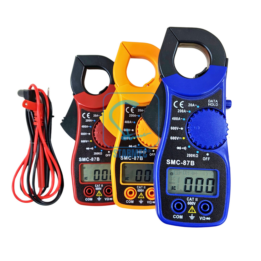 

Tang Ampere Digital 87 (Tanpa tas) / Clamp Meter Digital SMC-87 Starmec
