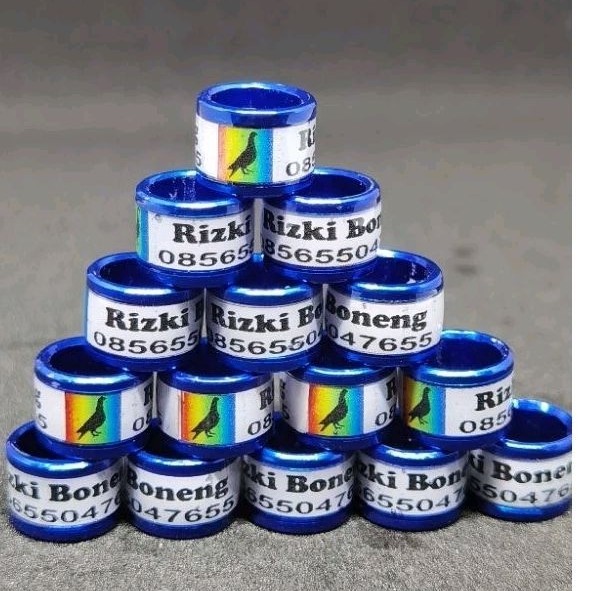 RING BURUNG MERPATI MODEL RODA GRATIS CETAK NAMA
