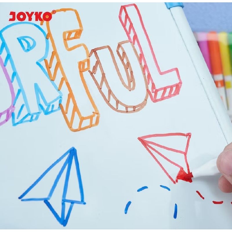 

HJK Spidol Joyko Whiteboard 12 warna Wmc-63 ( 1set/12wrn )
