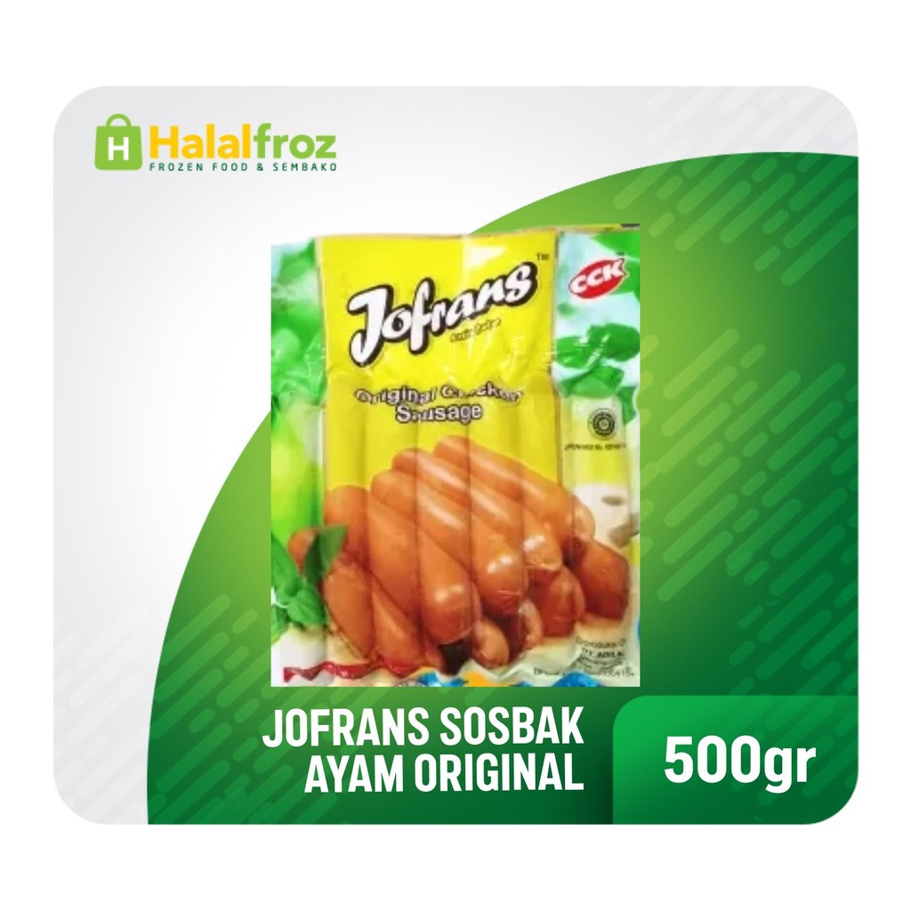 

Sosis Bakar Ayam Jofrans 500gram OriginalGosend Ready, Paling murah, Terlaris