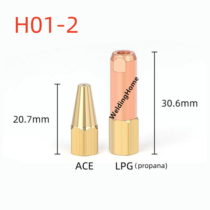 D3W Nozzle Propane LPG Gas Welding Nozzle Las Tips Pemegang untuk H01-2 H01-6 H01-12 LPG dan ACE
