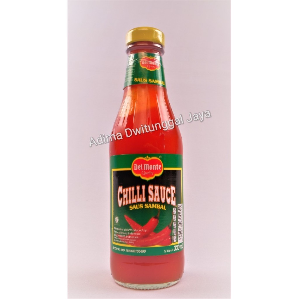 

Delmonte Chilli Sauce / Del monte Saus Sambal Botol 330ml