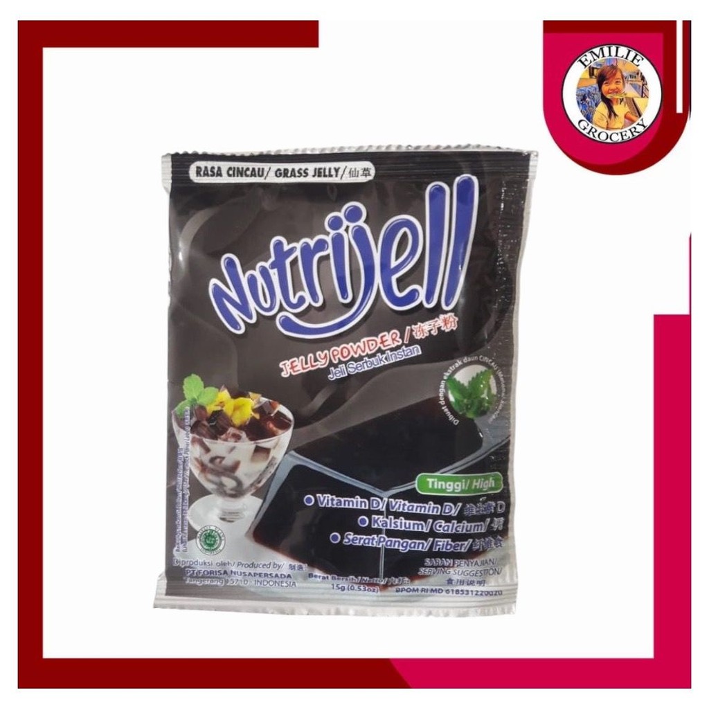 

Paket Nutrijel Nutrijell Cincau Grass Jelly 15gram 15 gram 3Pcs 3 Pcs