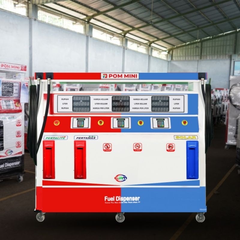 POM MINI - Pertamini Digital 3 Nozzle 3 x 210 Liter